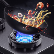 Gas Stove Rack Energy Saving Black 2 Pis