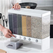 Automatic Wall Mounted food storage box 10L Separate Rice Bucket