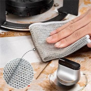 Premium Stainless Steel Scrubber Suitable for Dishes, Sinks, and Counters (মাজুনি) ১০ পিস