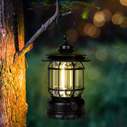 Rechargeable Retro Camping Lamp/Light Outdoor Portable Hanging